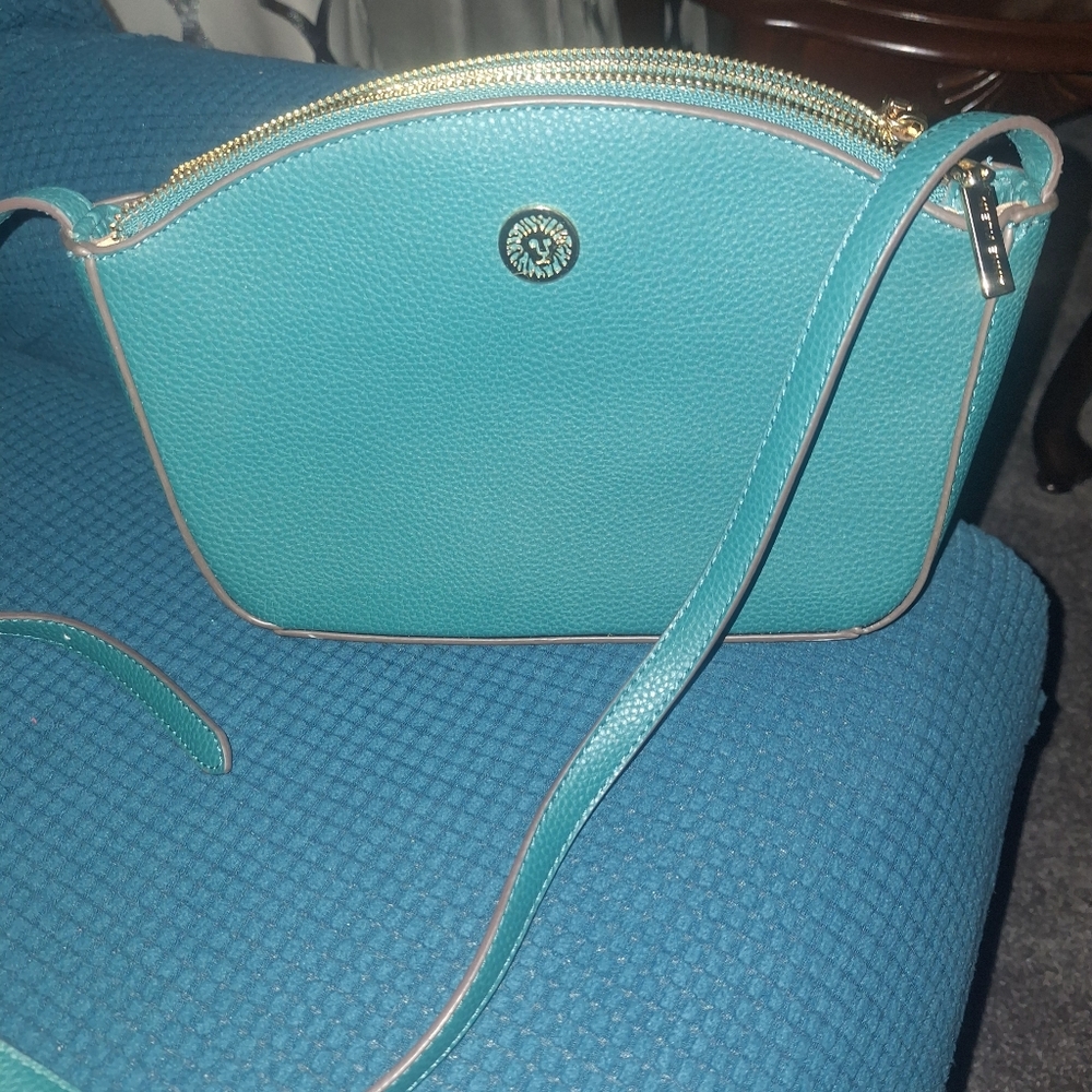 Ann KLEIN Teal Crossbody Bag**